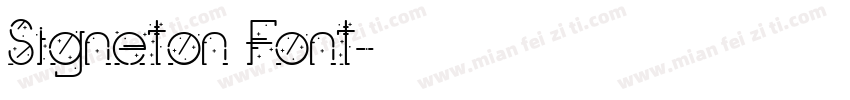 Signeton Font字体转换